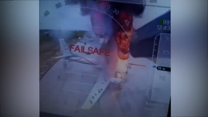 Ukrayna'nın RF'ye 1 Haziran 2025'te düzenlediği drone saldırısı Kaynak: Ukrayna İstihbarat Servisi, çekim yeri ve tarihi: RF, 1 Haziran 2025