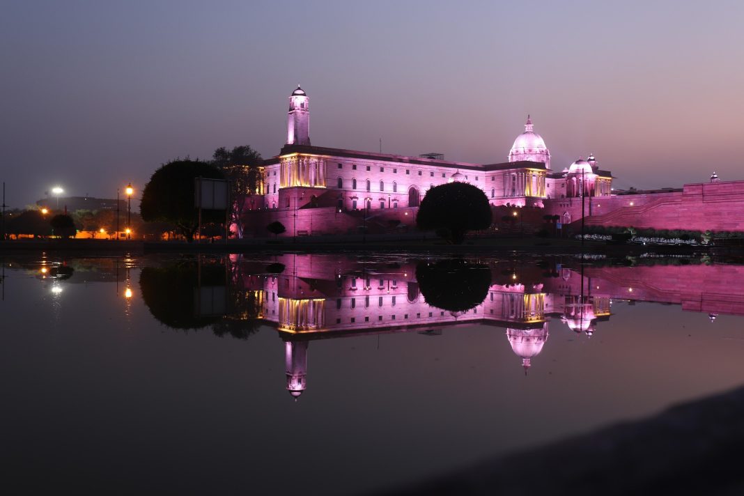 Yeni Delhi'deki Rashtrapati Bhavan (Hintçe “Başkanlık Sarayı”). Kaynak: Pixabay, Fotoğraf: Shaurya Singh